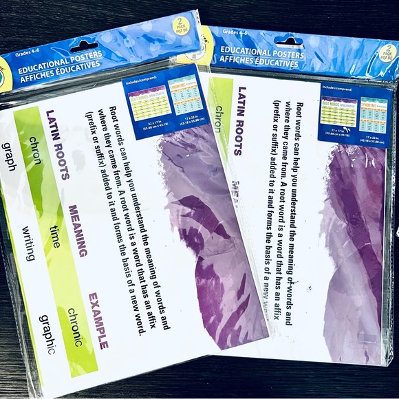 Teacher Resource Posters:  Compound Words, Root Words, Synonyms - Picture 8 of 8